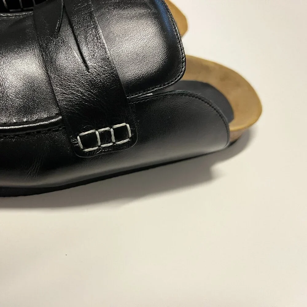JW Anderson Black Leather Mules - Size 39 - Picture 3 of 12